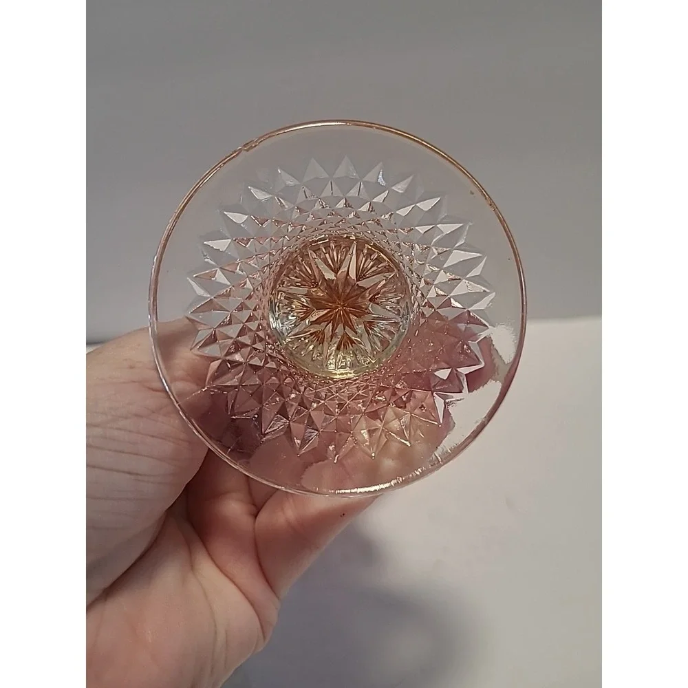 Vintage Rare Imperial Carnival Marigold Stars Burst 6.5